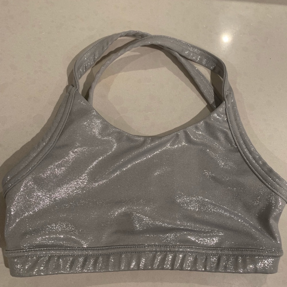 Zumba brand XS halter x back bra worn once no tag